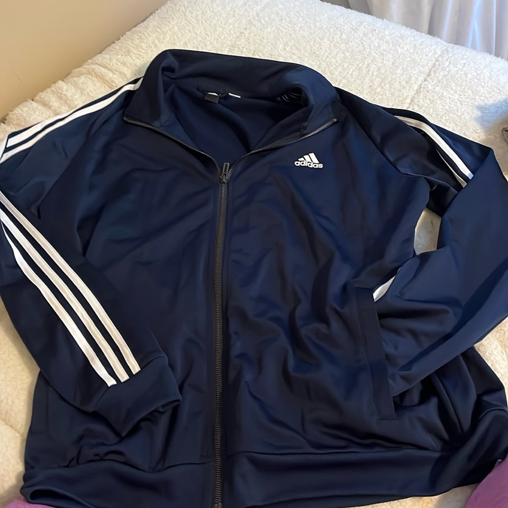 Adidas  men’s xl blue matching  track set